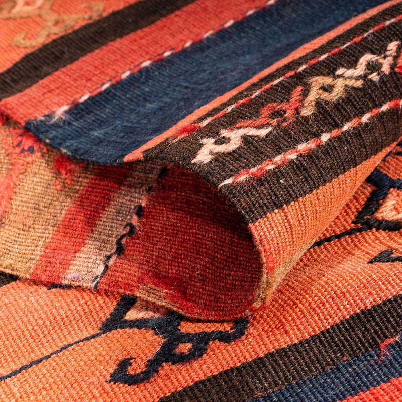 Loper Kelim tapijt - Oud - 280 x 85 cm - veelkleurig