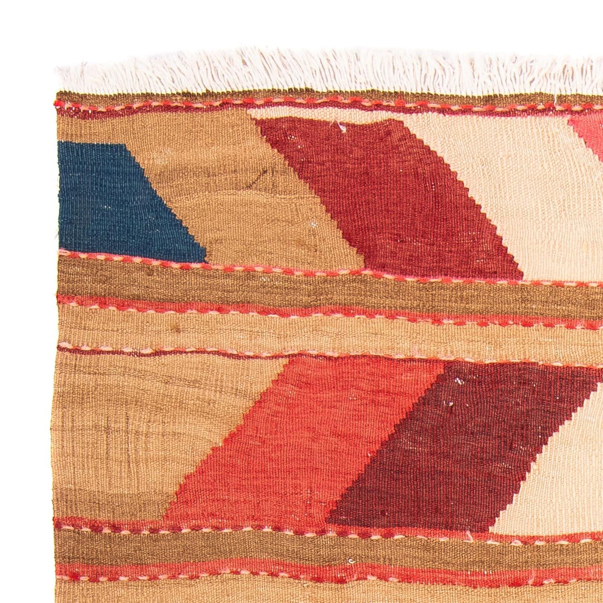 Kelim tapijt - Oud - 147 x 110 cm - veelkleurig