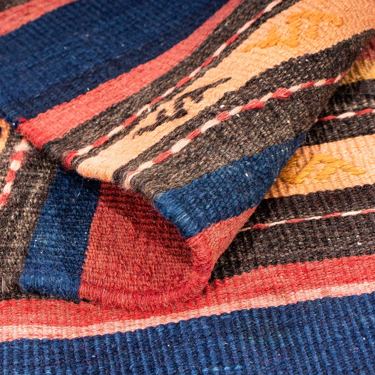 Kelim tapijt - Oud - 210 x 155 cm - veelkleurig