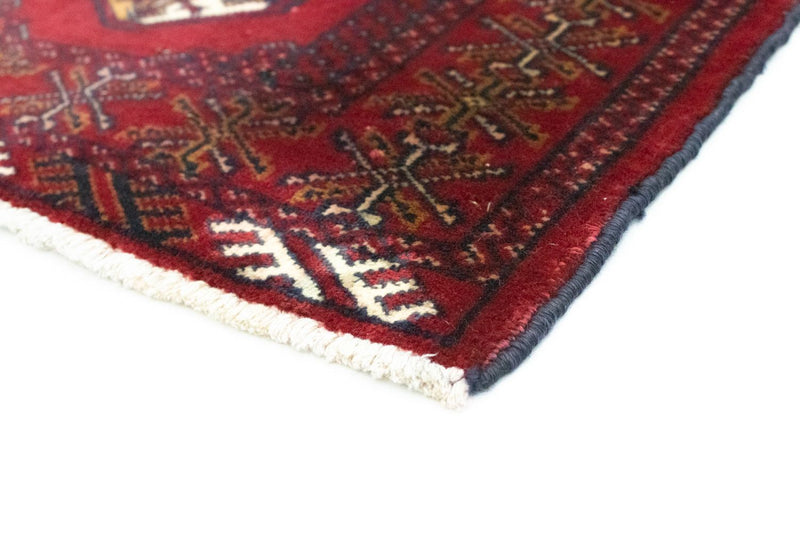 Turkaman tapijt - 90 x 76 cm - rood