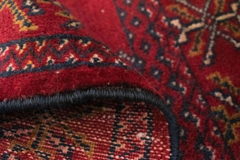 Turkaman tapijt - 90 x 76 cm - rood