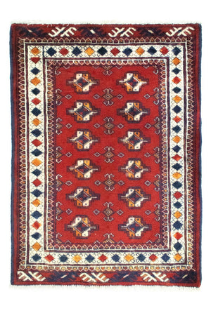 Turkaman tapijt - 91 x 70 cm - rood