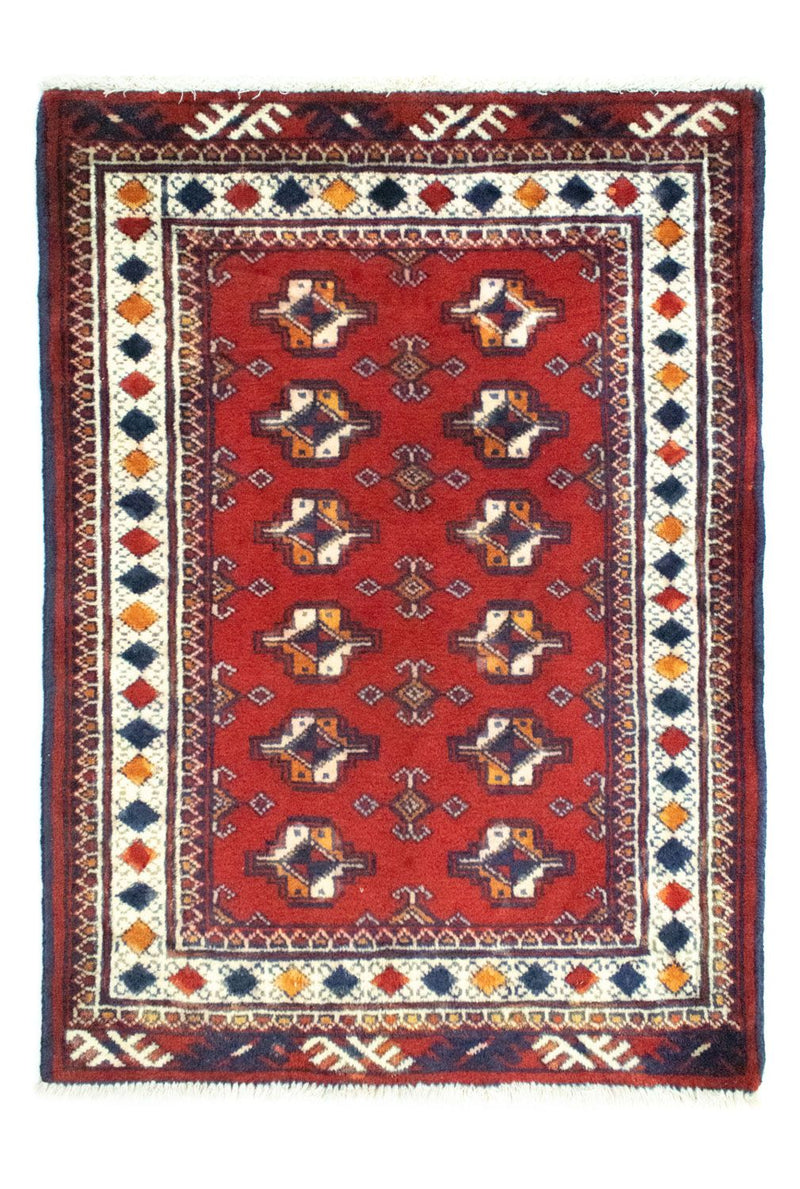 Turkaman tapijt - 91 x 70 cm - rood