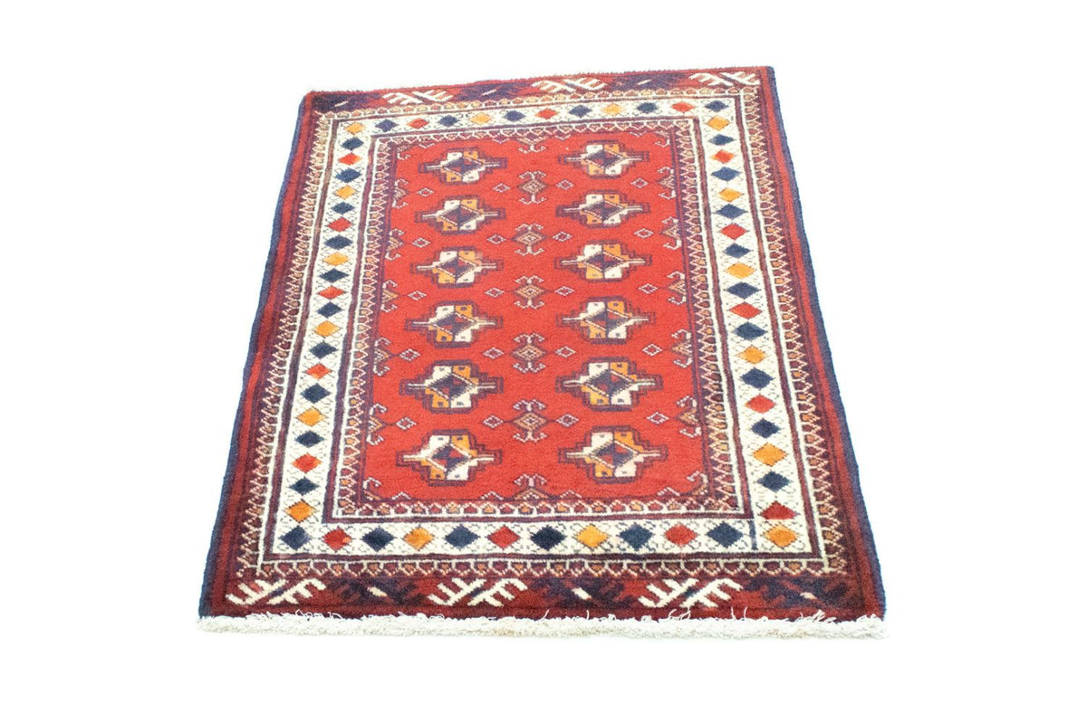 Turkaman tapijt - 91 x 70 cm - rood