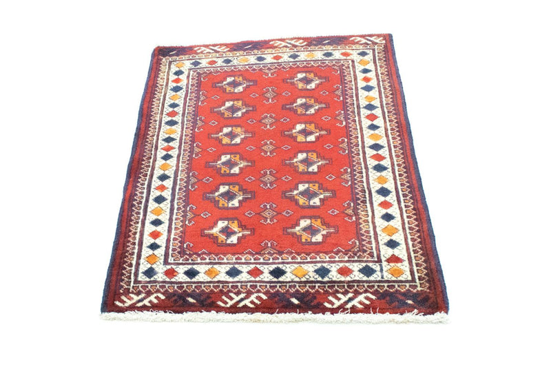 Turkaman tapijt - 91 x 70 cm - rood
