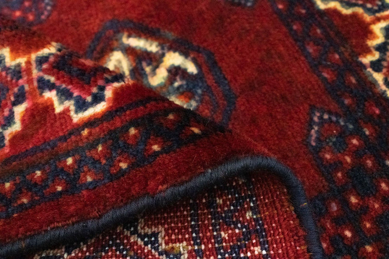 Turkaman tapijt - 87 x 62 cm - rood