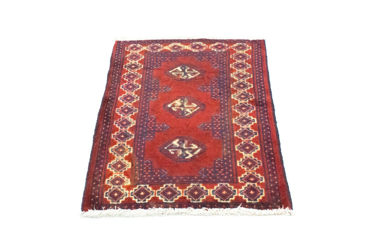 Turkaman tapijt - 87 x 62 cm - rood