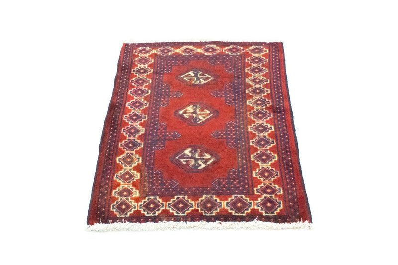 Turkaman tapijt - 87 x 62 cm - rood