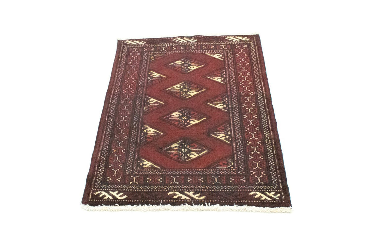 Turkaman tapijt - 95 x 66 cm - rood