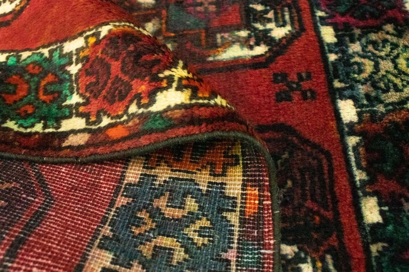 Turkaman tapijt - 100 x 67 cm - rood