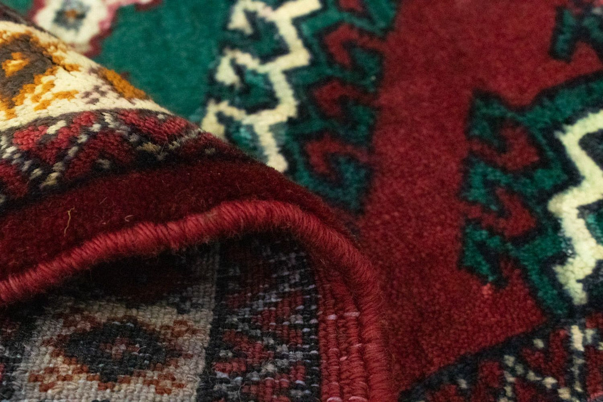 Turkaman tapijt - 87 x 64 cm - rood
