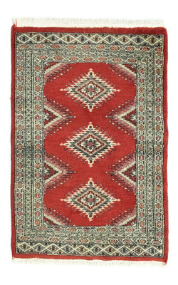 Pakistaans tapijt - 82 x 63 cm - rood