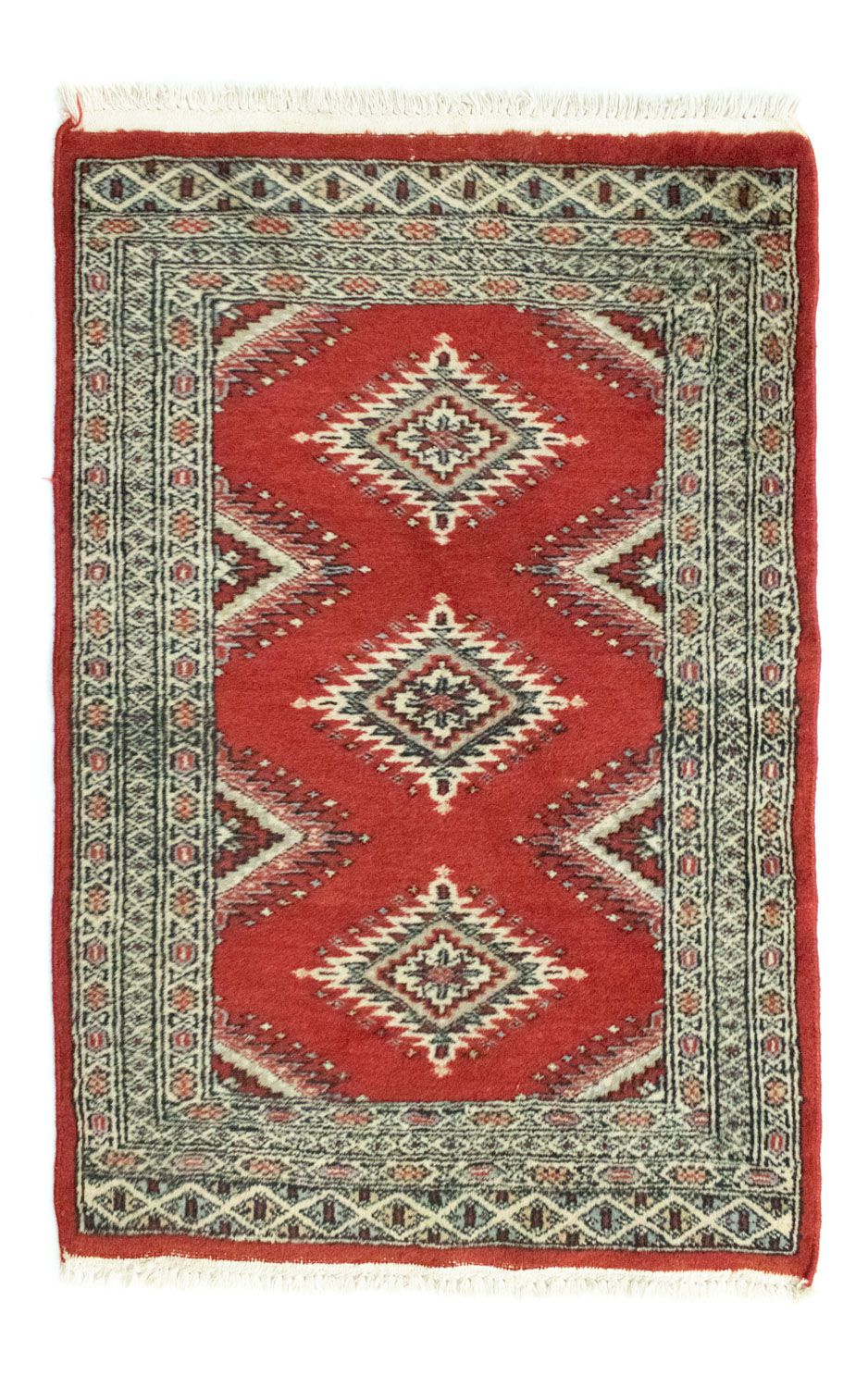 Pakistaans tapijt - 82 x 63 cm - rood