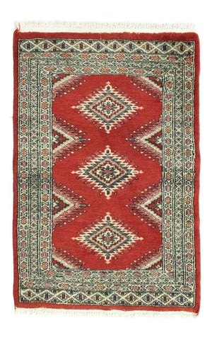 Pakistaans tapijt - 82 x 63 cm - rood