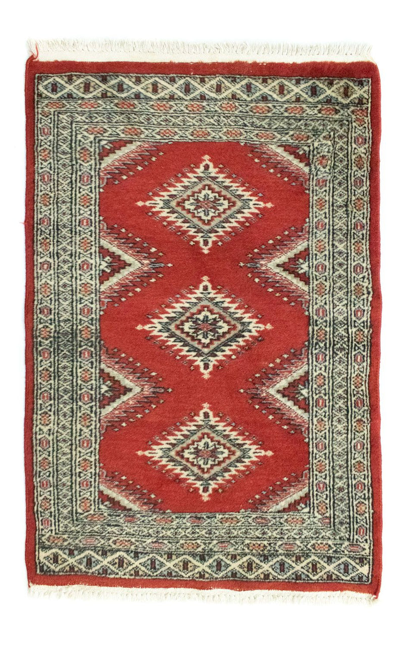 Pakistaans tapijt - 82 x 63 cm - rood