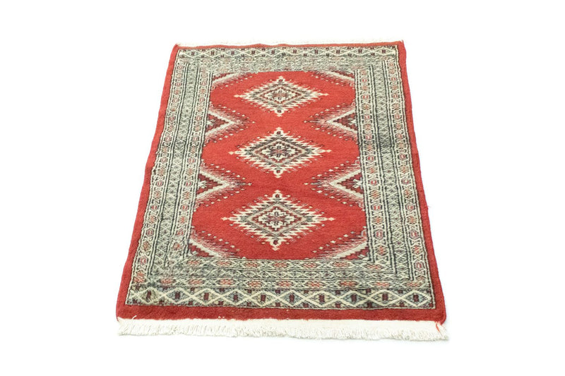 Pakistaans tapijt - 82 x 63 cm - rood