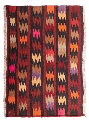 Kelim tapijt - Oud - 110 x 70 cm - veelkleurig