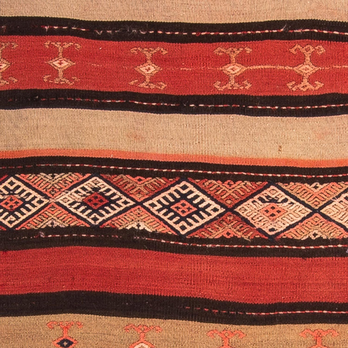 Loper Kelim tapijt - Oud - 315 x 95 cm - veelkleurig