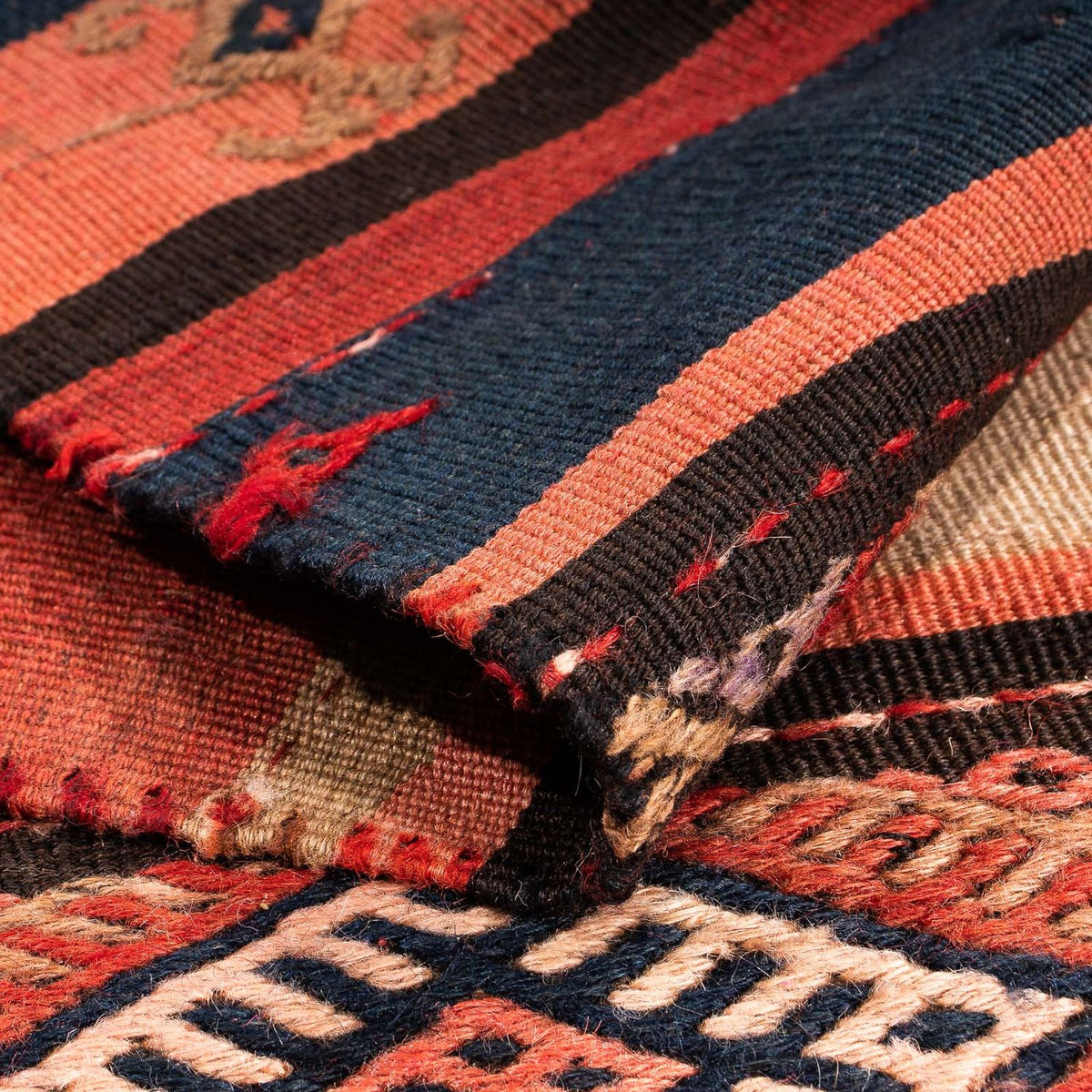 Loper Kelim tapijt - Oud - 315 x 95 cm - veelkleurig