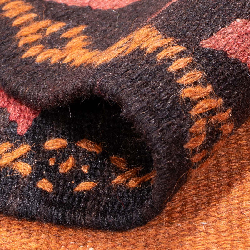 Loper Kelim tapijt - Oud - 400 x 140 cm - licht rood