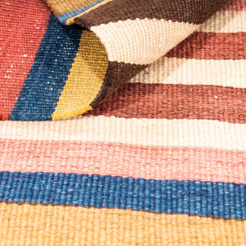 Kelim tapijt - Oud vierkant  - 85 x 80 cm - veelkleurig