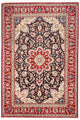 Qom Tapijt 170x243cm - Perzisch tapijt - donkerblauw