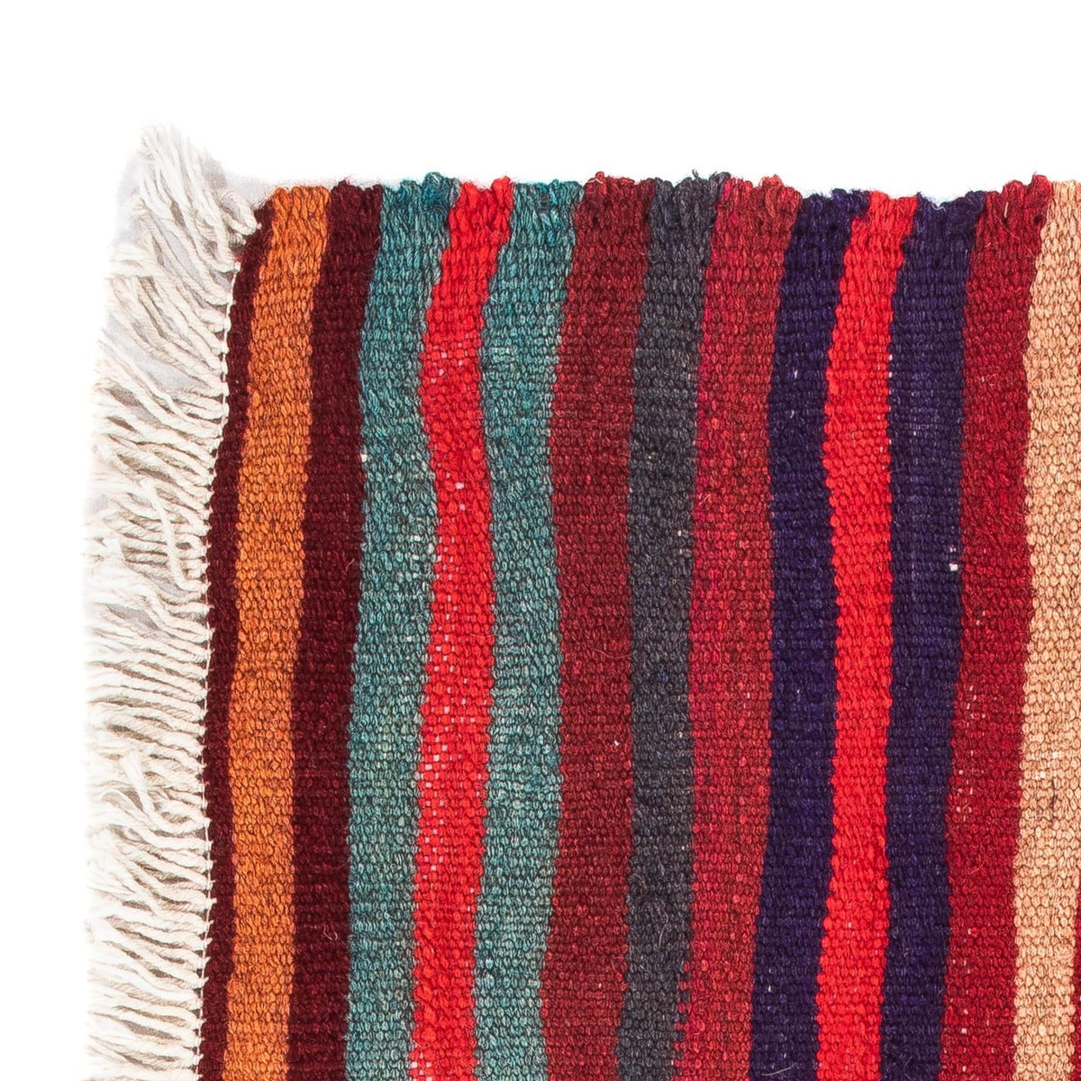 Loper Kelim tapijt - Oud - 105 x 45 cm - veelkleurig