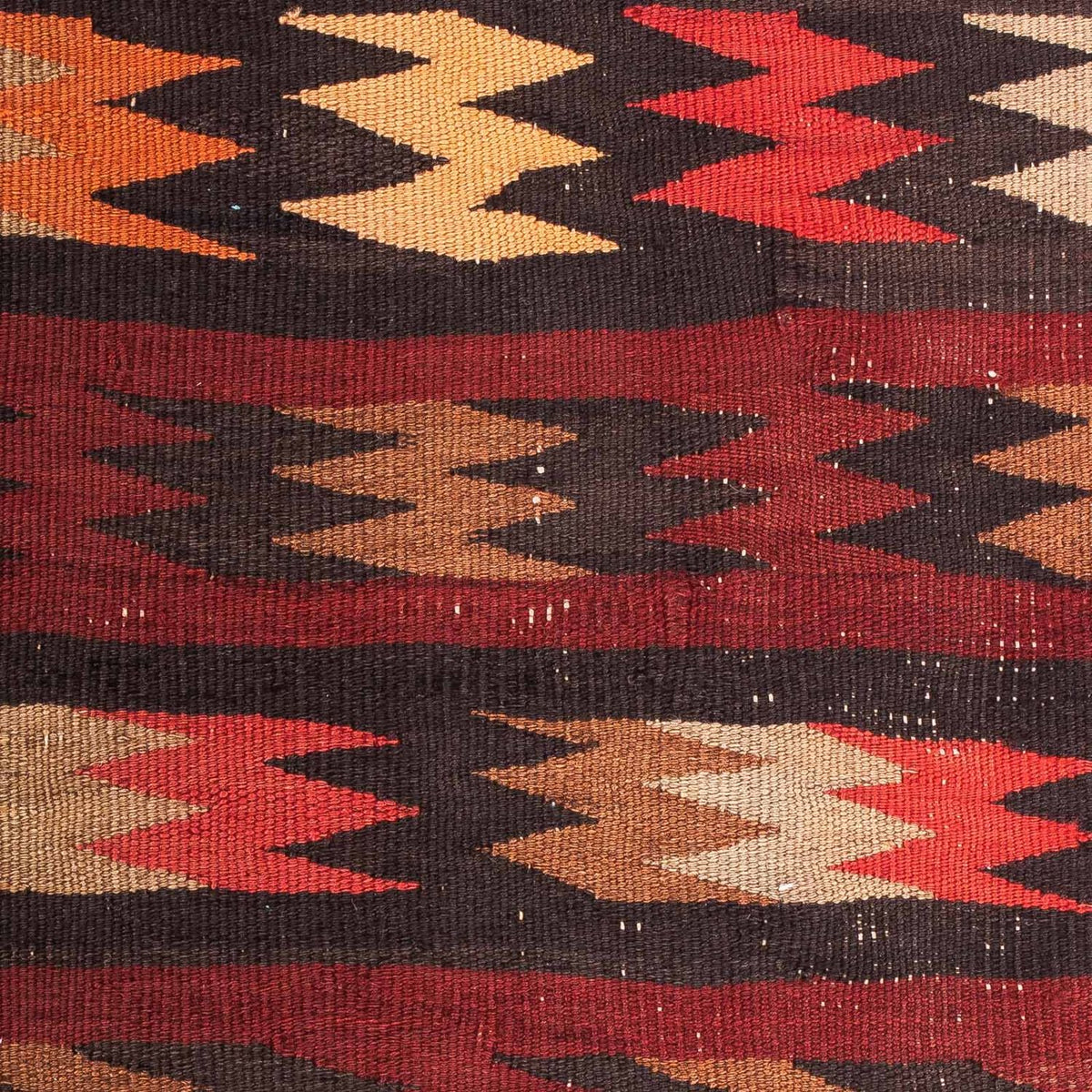 Kelim tapijt - Oud - 95 x 75 cm - veelkleurig