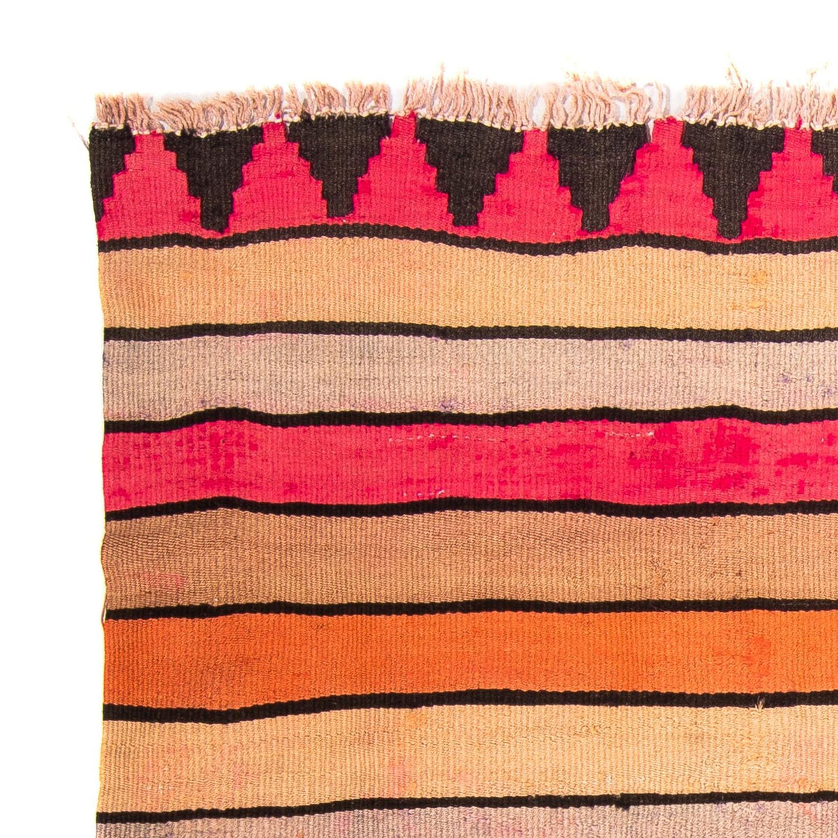 Kelim tapijt - Oud vierkant  - 120 x 110 cm - veelkleurig