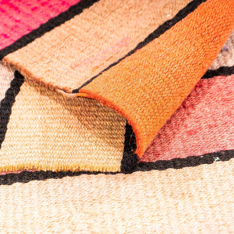 Kelim tapijt - Oud vierkant  - 120 x 110 cm - veelkleurig