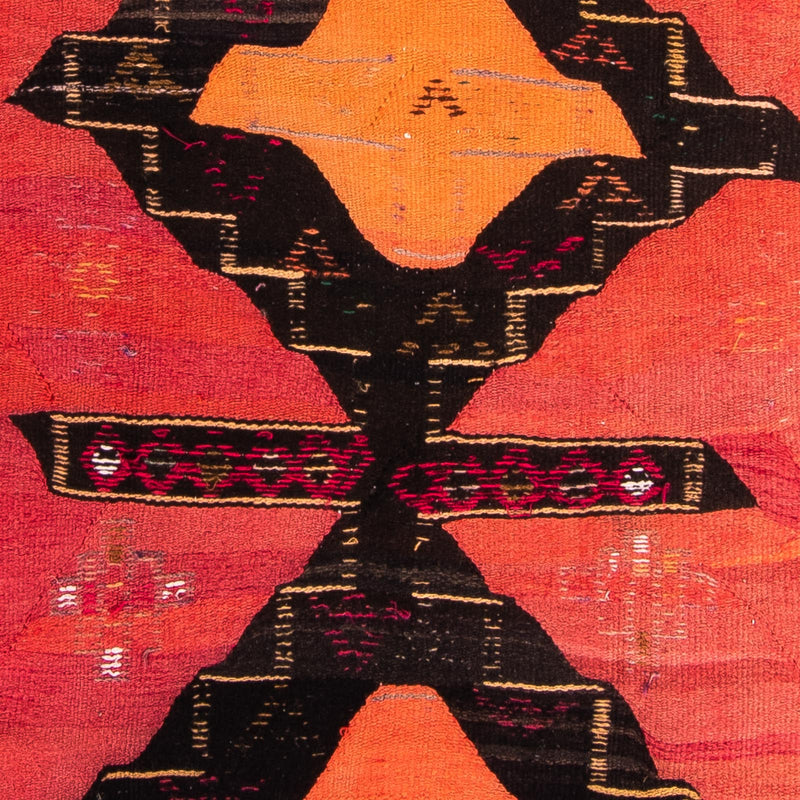 Loper Kelim tapijt - Oud - 365 x 150 cm - veelkleurig