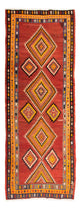 Antiek kilim Tapijt 127x310cm