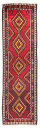 Antiek kilim Tapijt 124x440cm