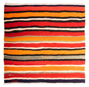 Kelim tapijt - Oud vierkant  - 180 x 170 cm - veelkleurig