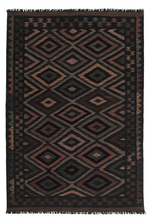 Kelim tapijt - Splash - 244 x 169 cm - veelkleurig