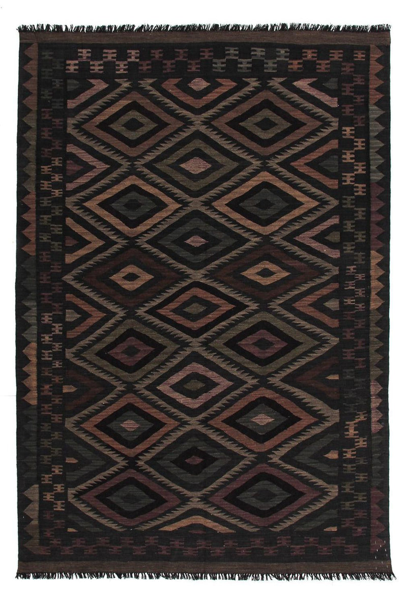 Kelim tapijt - Splash - 244 x 169 cm - veelkleurig