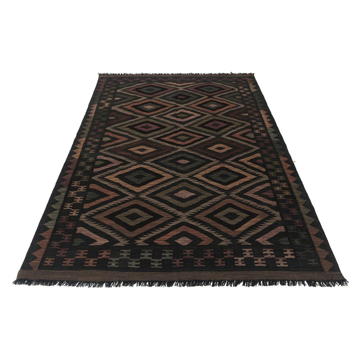 Kelim tapijt - Splash - 244 x 169 cm - veelkleurig