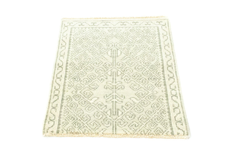 Wollen tapijt - 74 x 60 cm - beige