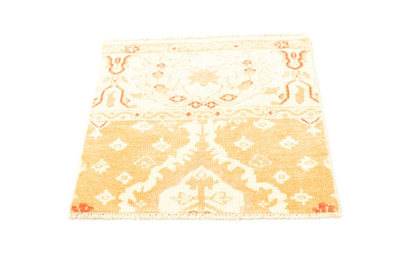 Wollen tapijt vierkant  - 65 x 62 cm - beige