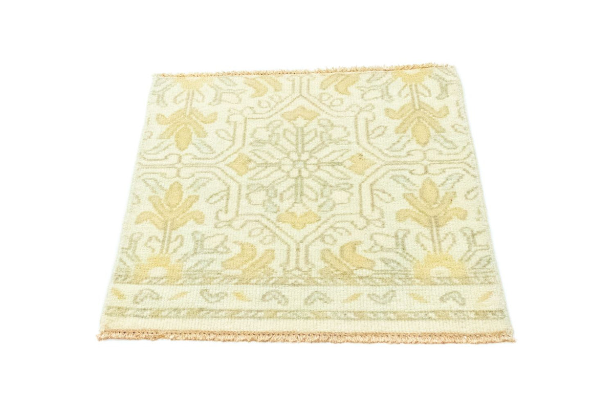 Designer tapijt vierkant  - 63 x 60 cm - beige