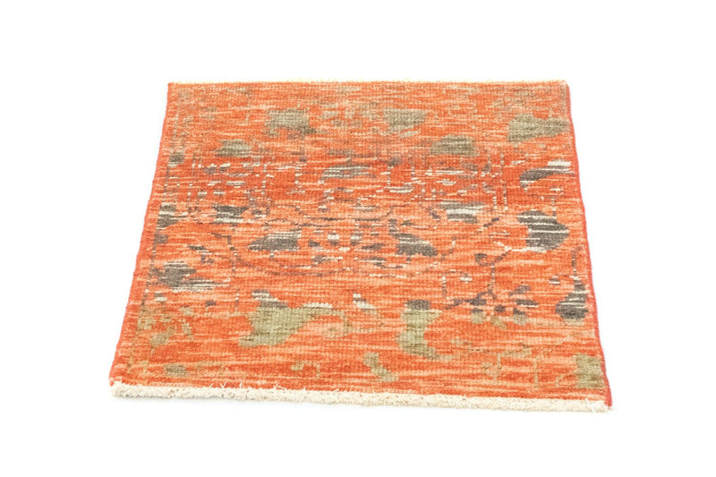 Designer tapijt vierkant  - 61 x 60 cm - oranje