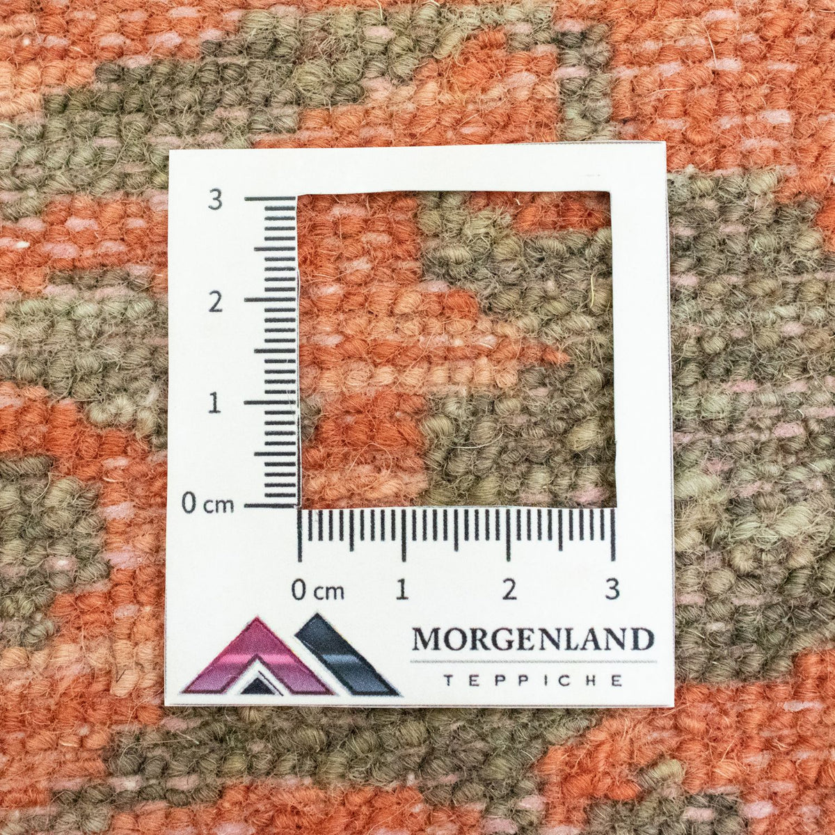 Designer tapijt vierkant  - 61 x 60 cm - oranje