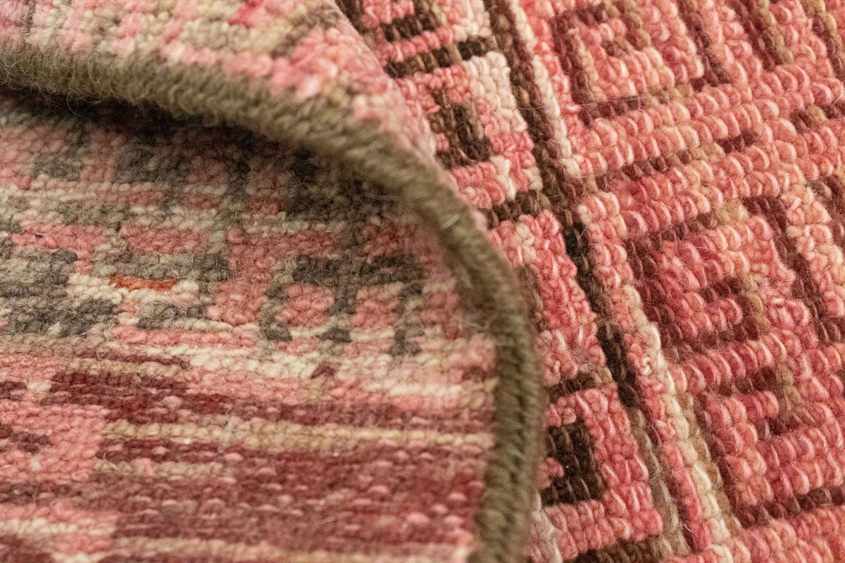 Designer tapijt vierkant  - 66 x 61 cm - roze