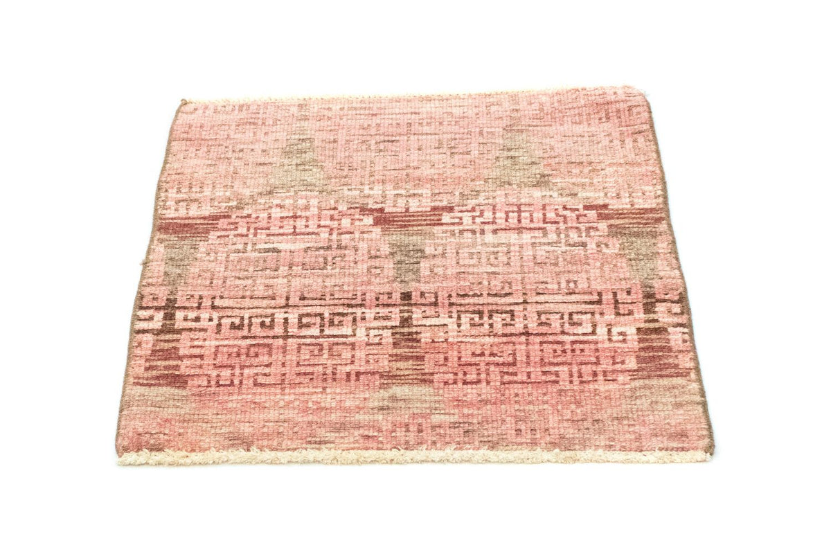 Designer tapijt vierkant  - 66 x 61 cm - roze