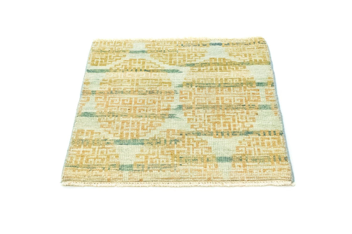 Designer tapijt vierkant  - 61 x 59 cm - goud