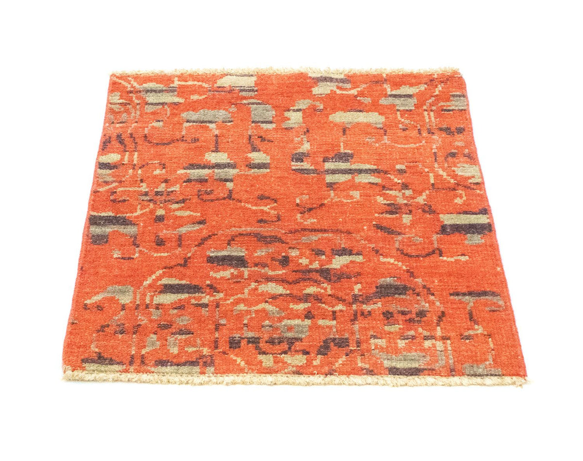 Designer tapijt vierkant  - 62 x 61 cm - oranje