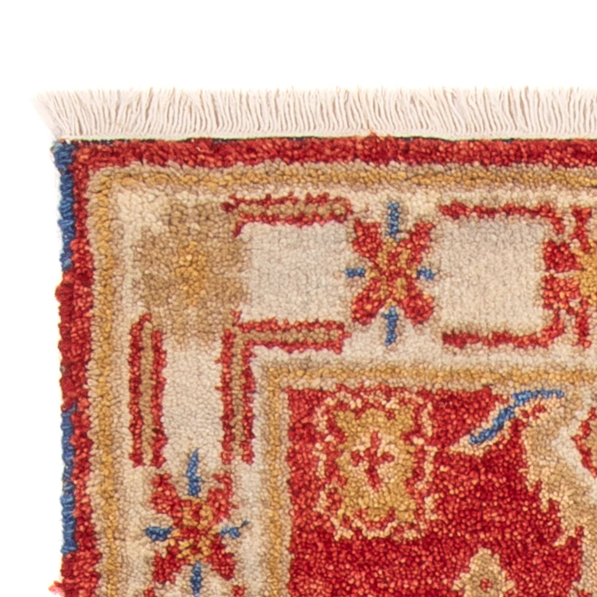 Loper Oosters Tapijt - 199 x 62 cm - donkerrood