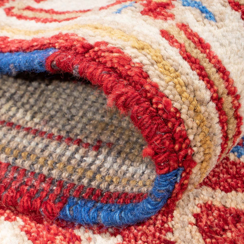 Loper Oosters Tapijt - 199 x 62 cm - donkerrood