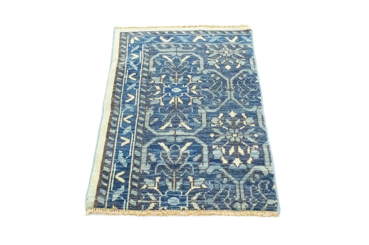 Designer tapijt - 92 x 59 cm - blauw