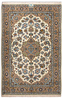 Perzisch tapijt - Keshan - 125 x 79 cm - beige